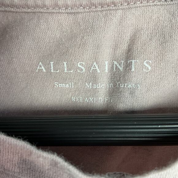Allsaints Colton Short Sleeve Tye Dye Crewneck Logo Tee Relaxed Fit Mens Small - Picture 5 of 11